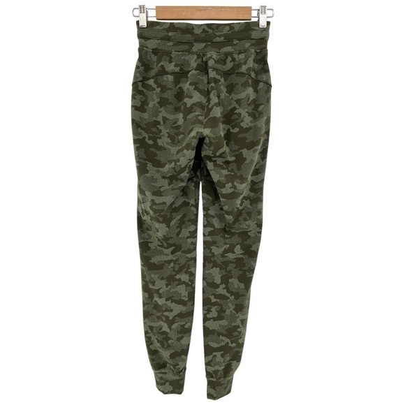 Lululemon Ready to Rulu Jogger 29" Heritage Camo Dark Olive Green Twill Size 2 - Picture 6 of 12